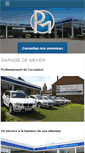 Mobile Screenshot of garage-demeyer.be